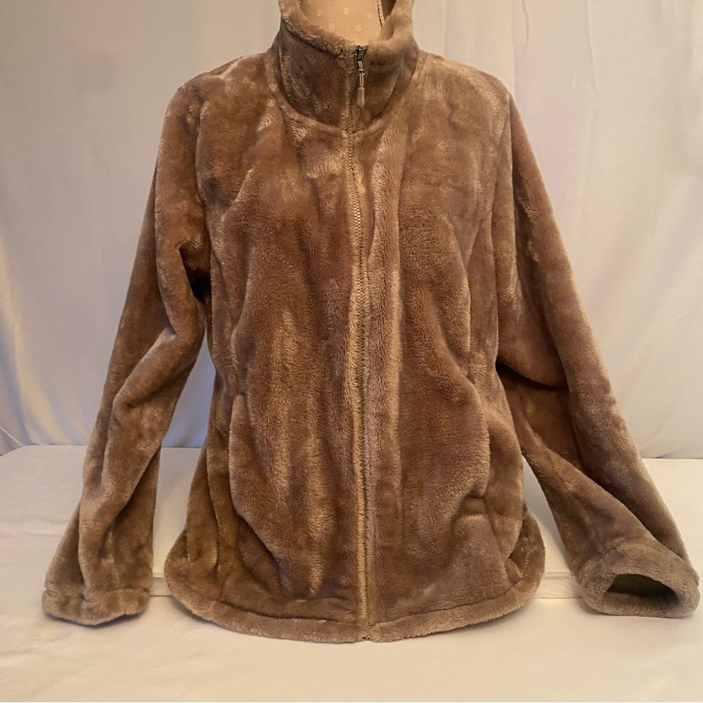 32° Heat women’s extra large zip up tan jacket